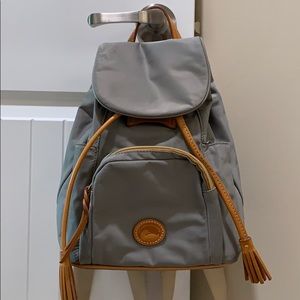 Dooney and Bourke Grey Nylon Backpack